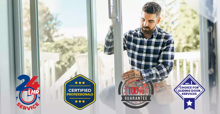 Residential Impact Sliding Glass Door Repair in Hialeah